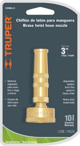 Наконечник для полива TRUPER CHMA-3.5 89 мм 13133 13133 - изображение 2