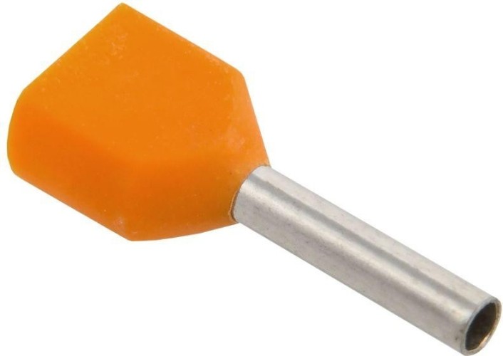 Наконечник IEK НШВИ 0.5-8 оранж. (уп.20шт)  UTE10-4-D1-8-100