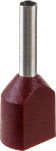 Наконечник IEK НШВИ 0.75-8 темн. красн. (уп.100шт)  UTE10-D75-100