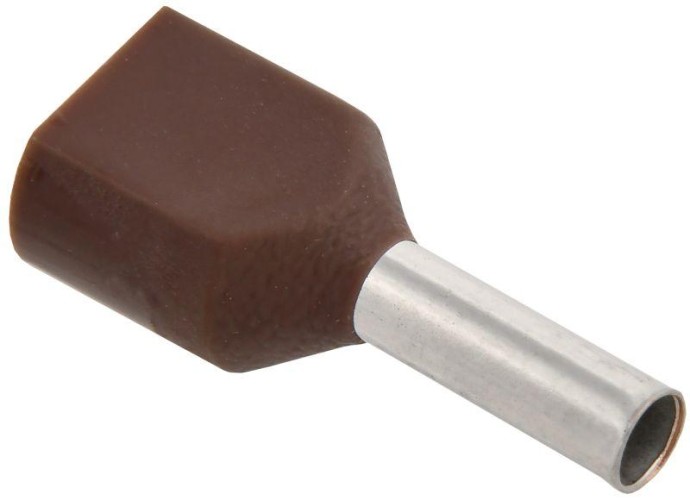 Наконечник IEK НШВИ 1.5-8 корич. (уп.20шт)  UTE10-4-D2-4-100