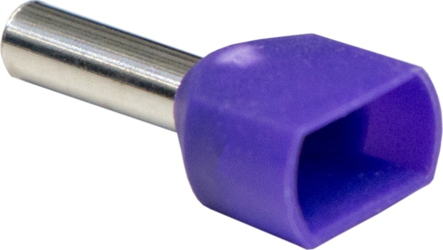Наконечник IEK НШВИ 2.5-10 фиолет. (уп.20шт)  UTE10-4-D3-2-100