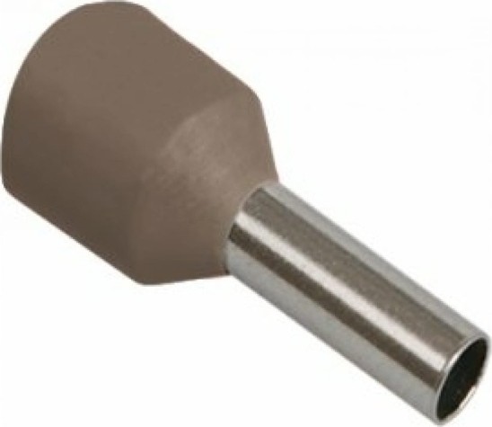 Наконечник IEK НШВИ 25-16 корич./зелен. (уп.100шт)  UGN10-025-11-16