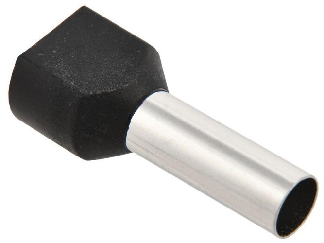 Наконечник IEK НШВИ 6.0-14 черн. (уп.20шт)  UTE10-4-D6-0-100