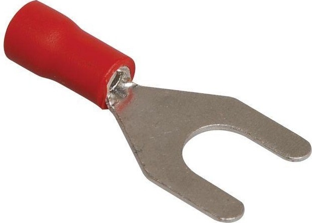 Наконечник IEK НВИ 1.25-4 вилка 0.5-1.5мм (уп.100шт)  UNL10-D15-4-4