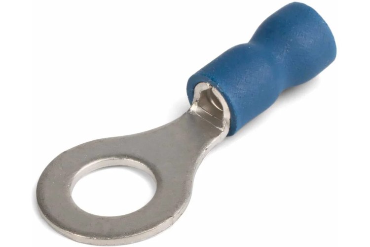 Наконечник КВТ НКИ 2.5–6 кабельный кольцевой изолированный 91003