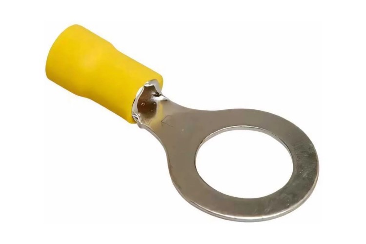 Наконечник КВТ НКИ 6.0–10 кабельный кольцевой изолированный 91006