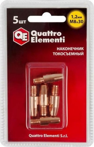 Наконечник QUATTRO ELEMENTI M 8х30 D-1,2 мм (5 шт.) 771-282