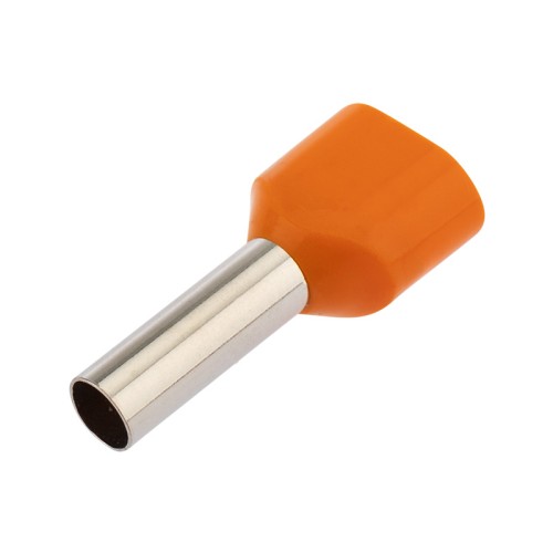 Наконечник REXANT 06-0411-A штыревой втулочный изолированный f-12 мм 2х4мм² (Н