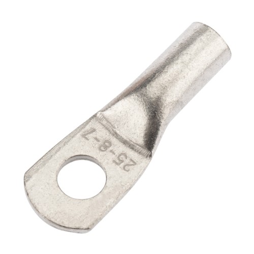 Наконечник REXANT 07-5313-3 медный луженый ТМЛ 25–8–7 (25мм²-ø8мм) ГОСТ 7386-8