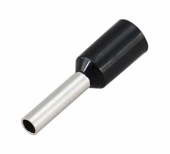 Наконечник REXANT 08-0814 ( уп. 100 шт ) F-8 мм 1.5 мм² (НШВи 1.5-8) черный 08-0814