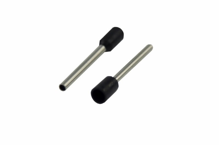 Наконечник REXANT 08-1816 ( уп. 100 шт ) f-18 мм 1.5 мм² (НШВИ 1.5-18) черный 08-1816