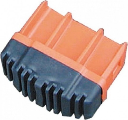 Наконечники боковин для лестниц KRAUSE 77х25 мм 211163 (комплект 2 шт.) оранжевые, нижние 211163