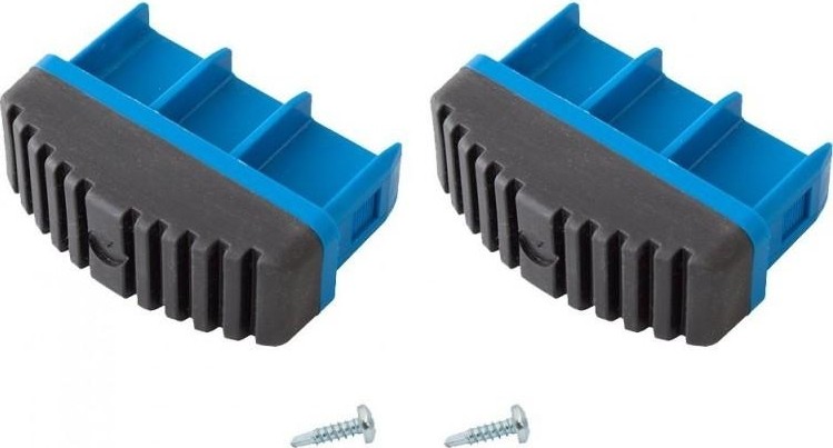 Наконечники боковин для лестниц KRAUSE 97х25 мм 211026 (комплект 2 шт.) синие, нижние 211026