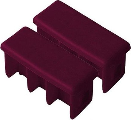 Наконечники боковин для лестниц KRAUSE 77х25 мм 201157 (комплект 2 шт.) розовые, верхние 201157