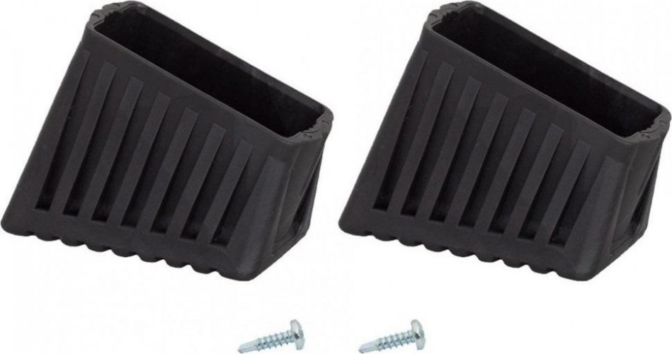 Наконечники боковин для стремянок KRAUSE 50х20 мм 212474 (комплект 2 шт.) черные 212474