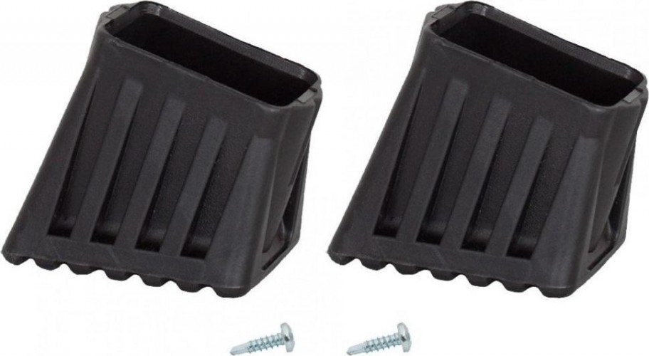 Наконечники боковин для стремянок KRAUSE 33х20 мм 212511 (комплект 2 шт.) черные 212511