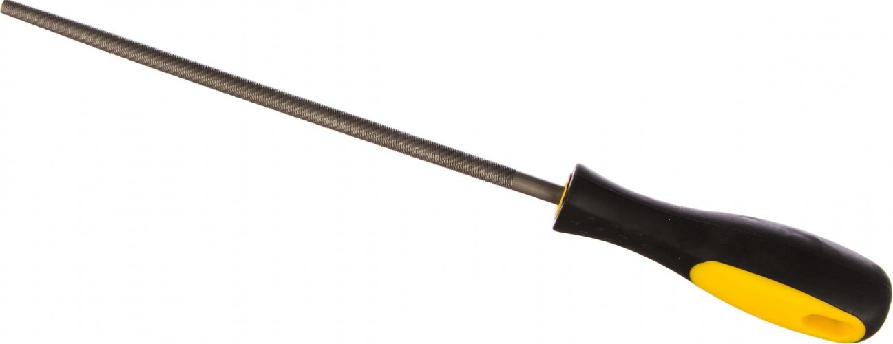 Напильник круглый STAYER PROFI с двухкомпонентной рукояткой, № 2, 200мм 16605-20-2 - изображение 2