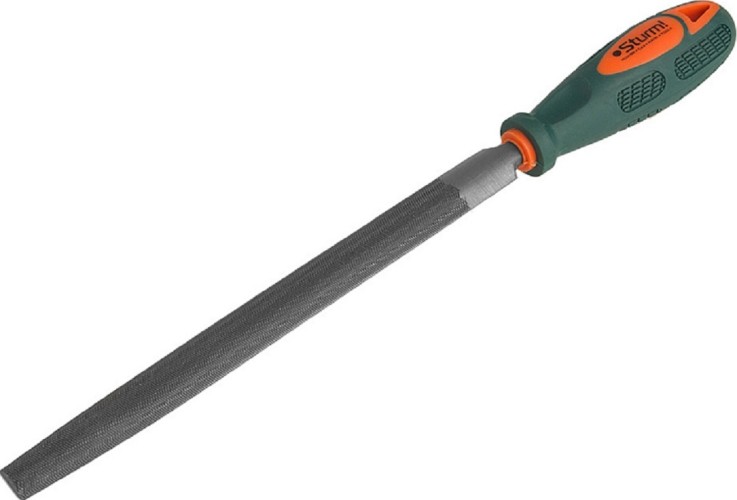 Напильник полукруглый Sturm 1050-01-HR200 200 мм, противоскол. рукоятка - изображение 2