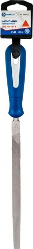 Напильник трехгранный Кобальт 247-477 двухкомпонентная рукоятка, № 3, 200мм