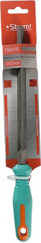 Напильник трехгранный Sturm 1050-01-T200 200 мм, противоскол. рукоятка