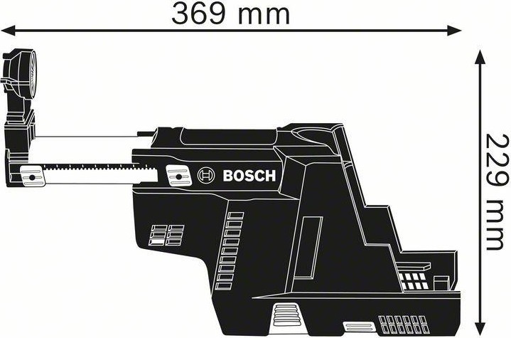 Насадка для пылеудаления BOSCH GDE 18V-16  1600A0051M - изображение 2
