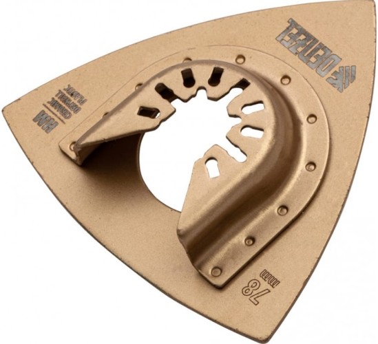 Насадка для реноватора Denzel 782 323 шлифовальная дельтовидная, hm, по плитке и дереву, 782323 - изображение 5