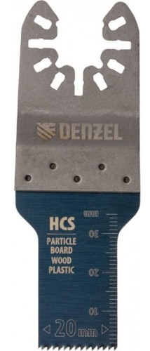 Насадка для реноватора Denzel 782 309 пазовая прямая, hcs, по дереву, 20х1,4 мм, мелкий  782309 - изображение 4
