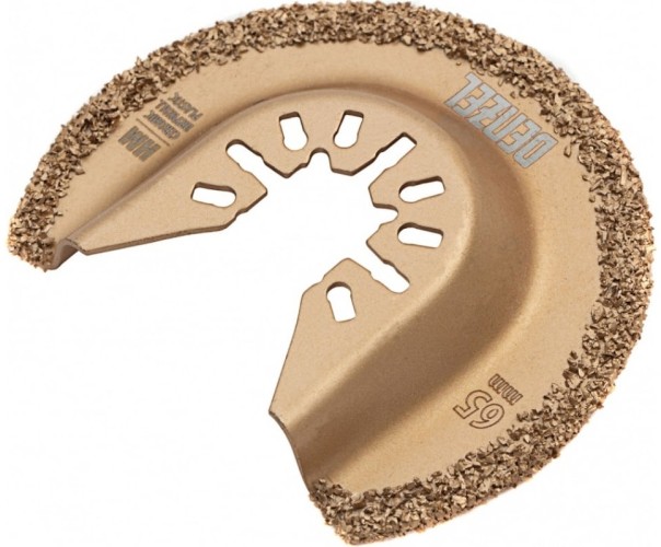 Насадка для реноватора Denzel 782 325 полукруг., hm, по плитке и дереву, 65 мм. 782325 - изображение 4