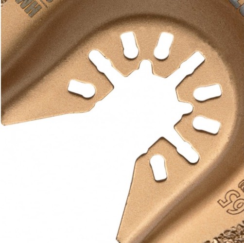 Насадка для реноватора Denzel 782 325 полукруг., hm, по плитке и дереву, 65 мм. 782325 - изображение 3