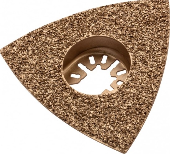 Насадка для реноватора Denzel 782 323 шлифовальная дельтовидная, hm, по плитке и дереву, 782323 - изображение 4