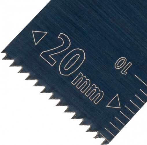 Насадка для реноватора Denzel 782 309 пазовая прямая, hcs, по дереву, 20х1,4 мм, мелкий  782309 - изображение 2