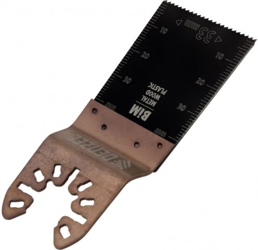 Насадка для реноватора Denzel 782 305 пазовая прямая, bim, по металлу и дереву, 33x1,4 м 782305