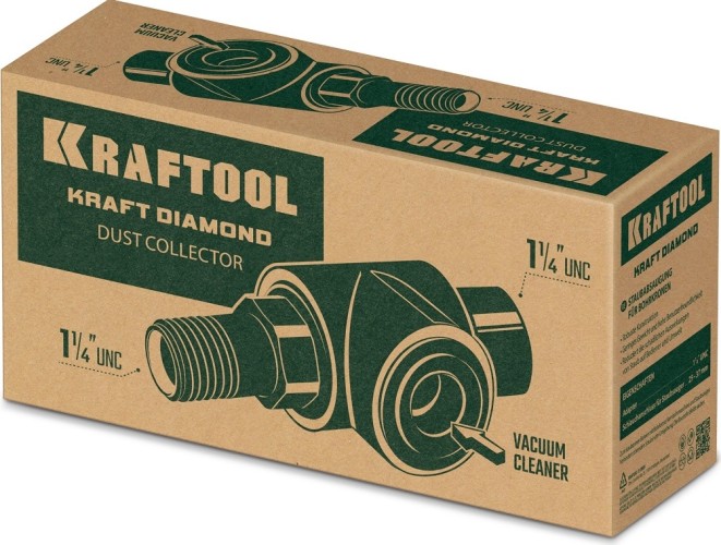 Насадка для сбора пыли KRAFTOOL 29828 алмазных коронок 1 ¼" - изображение 5