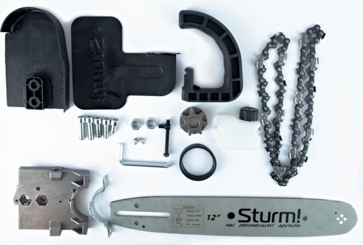 Насадка на УШМ Sturm AGCS12-01 цепная пила 12'' - изображение 2