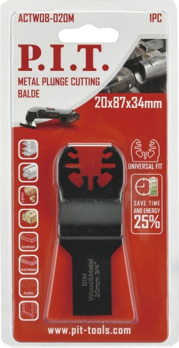 Насадка P.I.T. ACTW08-020M пильная по металлу 20 мм