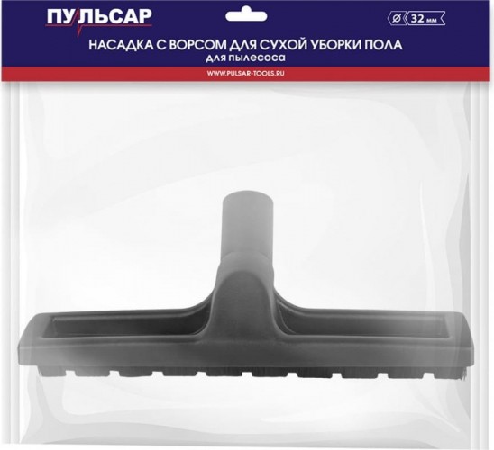 Насадка ПУЛЬСАР 798-638 с ворсом для твердых покрытий, d 32 мм - изображение 3