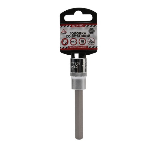 Насадка шестигранная ARNEZI R0344110 со вставкой H10 L=100