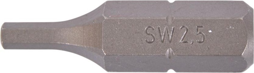 Насадка шестигранная MAKITA P-21369 hex2.5, 25 мм, e-form (mz), 10 шт.