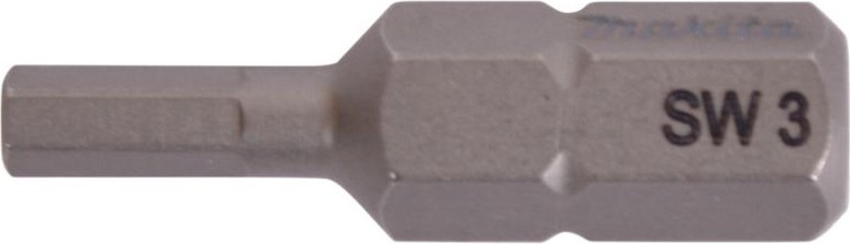 Насадка шестигранная MAKITA P-21375 hex3.0, 25 мм, e-form (mz), 10 шт.