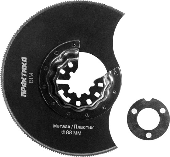 Насадка универсальная для МФИ ПРАКТИКА 88 мм отрезной полукруг BiM мелкий зуб 240-232 240-232 - изображение 2