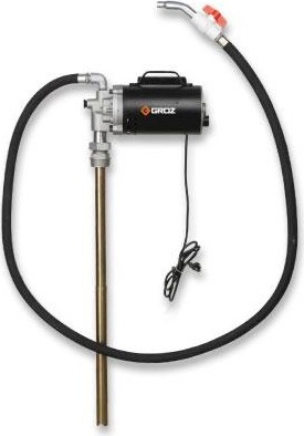 Насос для масла и топлива GROZ OPM/12 электрический, бочковой 12V GR45560 GR45560