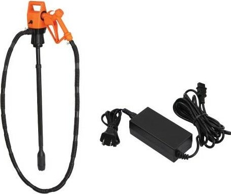 Насос для масла и топлива GROZ GR45505 для бочек и еврокубов с адаптером 220V