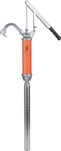 Насос для масла и топлива GROZ LBP/04L/OR-ND бочковой, рычажный, оранжевый + насадка GR46952 GR46952