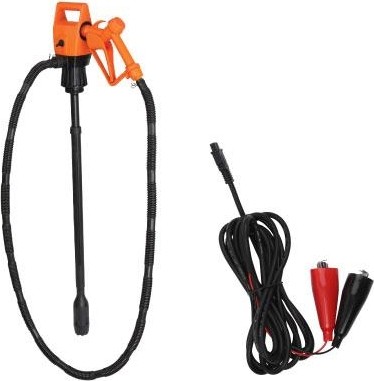 Насос для масла и топлива GROZ GR45503 12V, для бочек и еврокубов с сил.кабелем