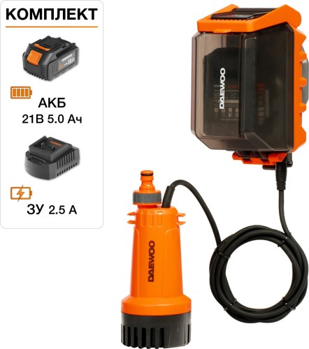 Насос дренажный DAEWOO DHP 2021Li SET аккумуляторный