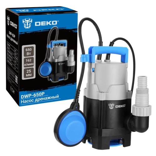 Насос дренажный DEKO DWP-650P 083-2022