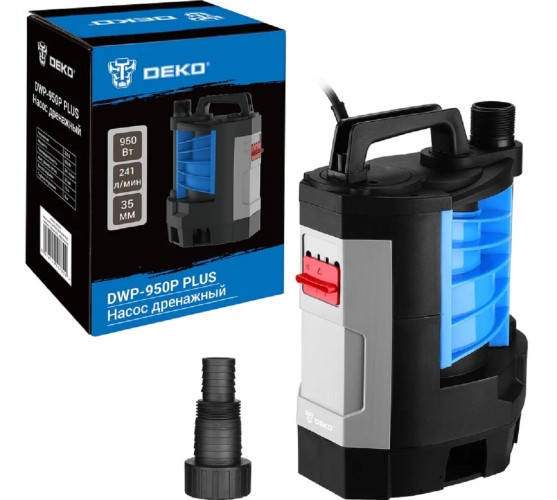 Насос дренажный DEKO DWP-950P PLUS 076-0541
