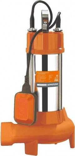 Насос дренажный КРАТОН NF800 фекальный с ножом, д/грязной воды. 5 04 02 026