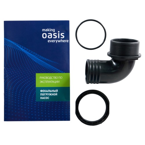 Насос дренажный OASIS F-1500/13R фекальный 4640130974299 - изображение 4