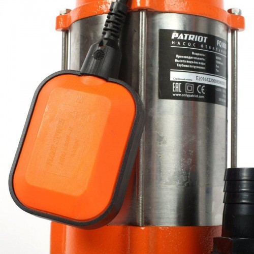 Насос дренажный PATRIOT FQ 800 315302423 - изображение 3